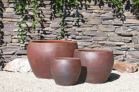 Asian Ceramics Rustic Planters